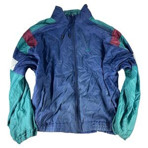 Vintage Team USA Olympic Jacket Mens XL Color Block Jacket 90s *Small Holes*